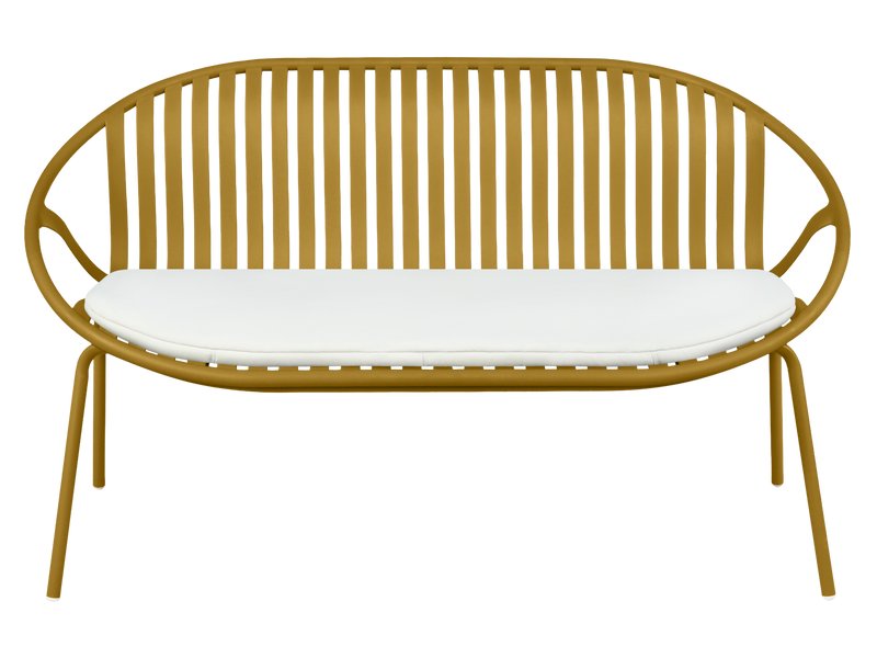 Диван садовый Филлис Рогожка Желтый