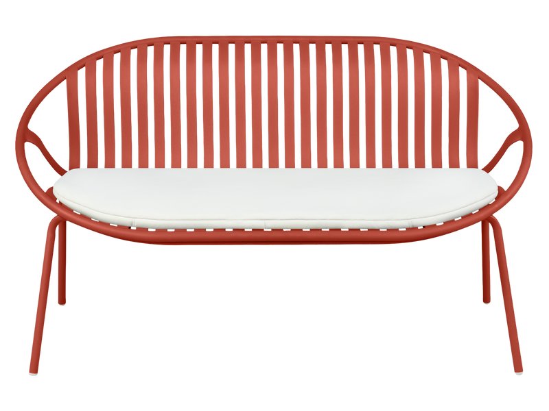 Диван садовый Филлис Рогожка Терракотовый